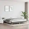 Image de Cadre De Lit Sans Matelas Gris Foncé 160x200 Cm Tissu Vidaxl