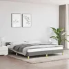 Image de vidaXL Cadre de lit sans matelas gris foncé 160x200 cm tissu 347424