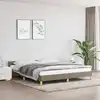 Image de Cadre De Lit Sans Matelas Taupe 160x200 Cm Tissu Vidaxl