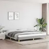 Image de vidaXL Cadre de lit sans matelas gris clair 200x200 cm tissu 347439