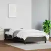 Image de Cadre De Lit Avec Tête De Lit Sans Matelas Gris 80x200 Cm Vidaxl