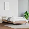 Image de Cadre De Lit Avec Tête De Lit Sans Matelas Cappuccino 80x200 Cm Vidaxl