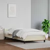 Image de vidaXL Cadre de lit avec tête de lit sans matelas crème 90x190 cm 347473
