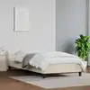 Image de Cadre De Lit Avec Tête De Lit Sans Matelas Crème 90x200 Cm Vidaxl