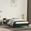 Image de Cadre De Lit Sans Matelas Vert Foncé 90x190 Cm Velours Vidaxl