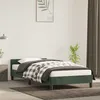 Image de vidaXL Cadre de lit sans matelas vert foncé 90x190 cm velours 347546