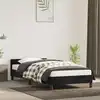 Image de Cadre De Lit Et Tête De Lit Sans Matelas Noir 90x200 Cm Velours Vidaxl