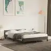 Image de Cadre De Lit Sans Matelas Gris Foncé 140x200 Cm Velours Vidaxl