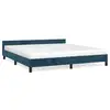 Image de Vidaxl cadre de lit sans matelas bleu foncé 180x200 cm velours