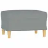 Image de Vidaxl repose-pied gris clair 60x50x41 cm tissu