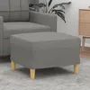 Image de 349264 vidaXL Repose-pied Gris foncé 60x50x41 cm Tissu