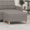 Image de Repose-pied Taupe 70x55x41 Cm Tissu Vidaxl