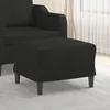 Image de 349283 vidaXL Repose-pied Noir 60x50x41 cm Tissu
