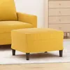 Image de 349299 vidaXL Repose-pied Jaune 60x50x41 cm Velours