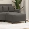 Image de 349318 vidaXL Repose-pied Gris foncé 70x55x41 cm Velours