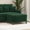 Image de 349319 vidaXL Repose-pied Vert foncé 70x55x41 cm Velours
