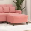 Image de 349320 vidaXL Repose-pied Rose 70x55x41 cm Velours