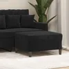 Image de Repose-pied Noir 70x55x41 Cm Velours Vidaxl