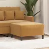 Image de 349324 vidaXL Repose-pied Marron 70x55x41 cm Velours