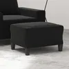 Image de Repose-pied Noir 60x50x41 Cm Tissu Microfibre Vidaxl