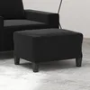 Image de 349344 vidaXL Repose-pied Noir 60x50x41 cm Tissu microfibre
