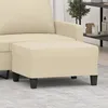 Image de Repose-pied Crème 70x55x41 Cm Tissu Vidaxl