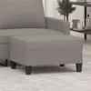 Image de Repose-pied Taupe 70x55x41 Cm Tissu Vidaxl
