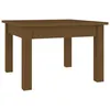 Image de Table Basse Marron Miel 45x45x30 Cm Bois Massif De Pin Vidaxl