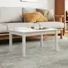 Image de Table Basse Blanc 80x50x40 Cm Bois Massif De Pin Vidaxl