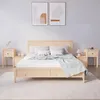 Image de Tables De Chevet 2 Pcs 79,5x38x65,5 Cm Bois De Pin Massif Vidaxl