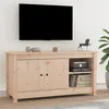 Image de vidaXL Meuble TV 103x365x52 cm Bois de pin massif 814589