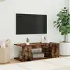 Image de Meuble Tv Avec Lumières Led Chêne Fumé 90x39x30 Cm Vidaxl