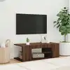 Image de Meuble Tv Avec Lumières Led Chêne Marron 90x39x30 Cm Vidaxl