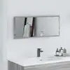 Image de Miroir Gris Sonoma 90 X 8,5 X 37 Cm Bois D'ingénierie Vidaxl