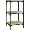 Image de Bibliothèque Chêne Sonoma 40x33x70,5 Cm Bois D'ingénierie Acier Vidaxl