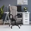 Image de Fauteuil Inclinable De Bureau Taupe Tissu Vidaxl