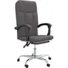 Image de Fauteuil Inclinable De Bureau Gris Similicuir Vidaxl
