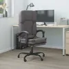 Image de Fauteuil De Massage Inclinable De Bureau Gris Similicuir Vidaxl