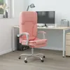 Image de Fauteuil De Massage Inclinable De Bureau Rose Similicuir Vidaxl
