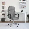 Image de Fauteuil Inclinable De Bureau Gris Clair Tissu Vidaxl