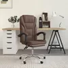 Image de Fauteuil Inclinable De Bureau Marron Similicuir Vidaxl