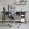 Image de Fauteuil Inclinable De Bureau Gris Similicuir Vidaxl