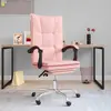Image de Fauteuil Inclinable De Bureau Rose Similicuir Vidaxl