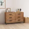 Image de Buffet Marron 110x35x70 Cm Bois De Pin Massif Vidaxl