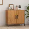 Image de Buffet Marron 75x35x70 Cm Bois De Pin Massif Vidaxl