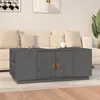 Image de Table Basse Gris 100x50x41 Cm Bois Massif De Pin Vidaxl