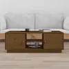 Image de vidaXL Table basse Marron miel 100x50x35 cm Bois massif de pin 818268