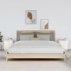 Image de Tables De Chevet 2 Pcs Blanc 40x34x45 Cm Bois De Pin Massif Vidaxl