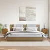 Image de Armoires Murales 2pcs Marron Miel 31,5x30x30 Cm Bois Pin Massif Vidaxl