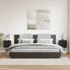 Image de Armoires Murales 2 Pcs Noir 31,5x30x30 Cm Bois De Pin Massif Vidaxl